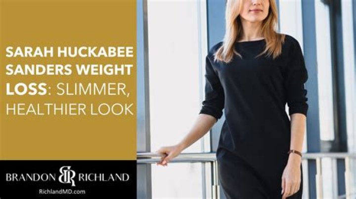 Sarah Huckabee Sanders Weight Loss: Sarah's Journey to Gaining and Shedding Pounds!